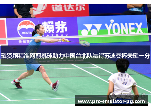 戴资颖精准网前挑球助力中国台北队赢得苏迪曼杯关键一分 戴资颖精准网前挑球助力中国台北队赢得苏迪曼杯关键一分